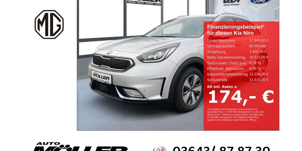 Kia Niro 83.450 km 17.889 &euro; Weimar 99425