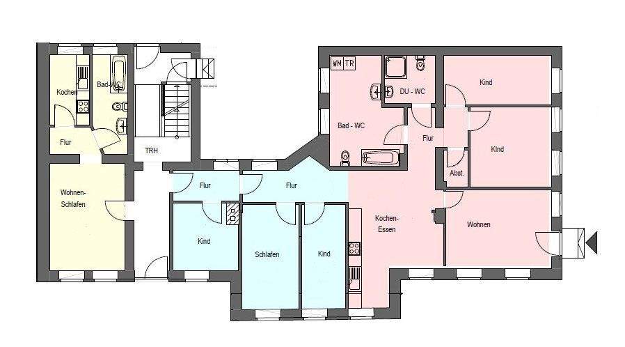 Etagenwohnung Erfurt Andreasvorstadt - 7 Zimmer, 161 m&sup2;, 359.996&euro; | Angebot:25685418