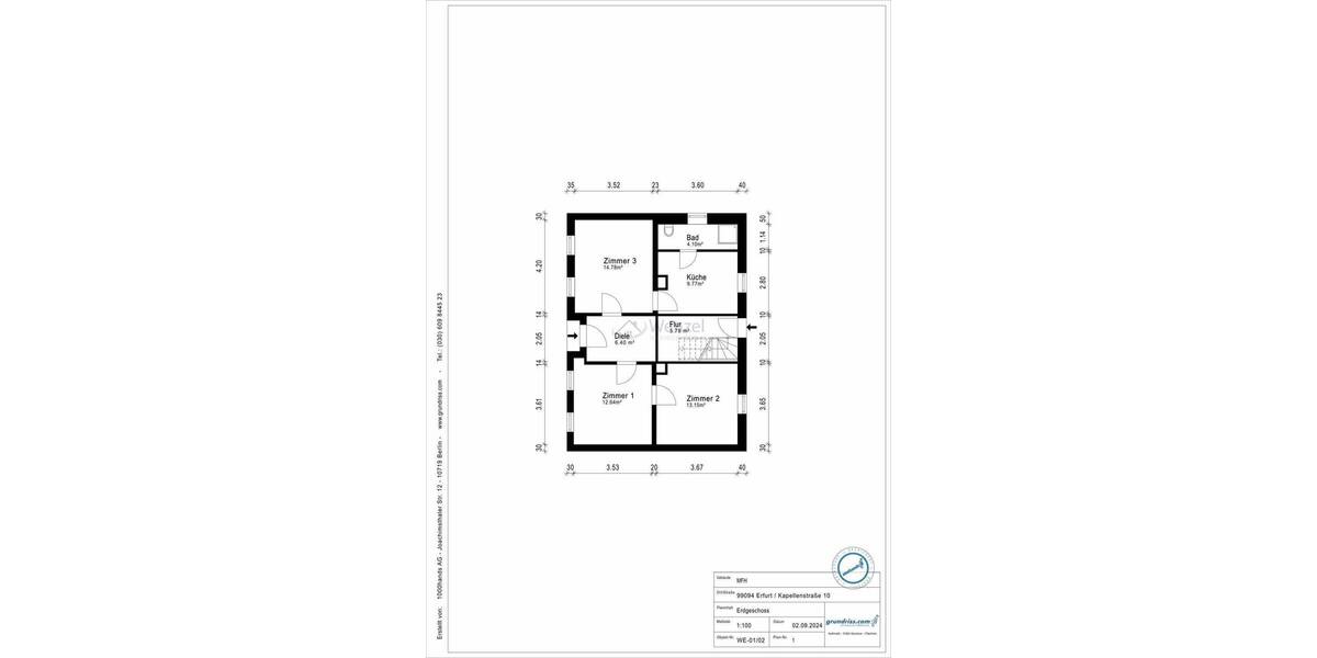 Einfamilienhaus Erfurt Hochheim - 6 Zimmer, 137 m&sup2;, 425.000&euro; | Angebot:25927370