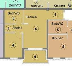 Etagenwohnung Gotha Gotha Nord - 2 Zimmer, 48 m&sup2;, 635&euro; | Angebot:25702537