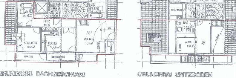 Maisonettenwohnung Erfurt Andreasvorstadt - 3 Zimmer, 84 m&sup2;, 275.000&euro; | Angebot:24573635