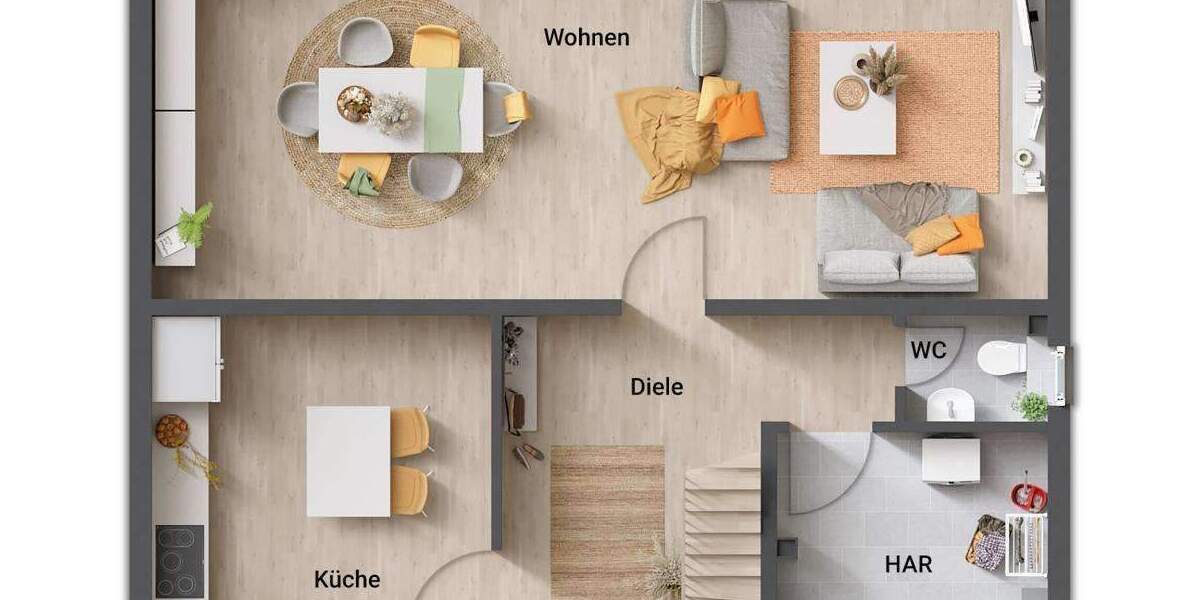 Einfamilienhaus Erfurt Kühnhausen - 6 Zimmer, 144 m&sup2;, 278.520&euro; | Angebot:24531134