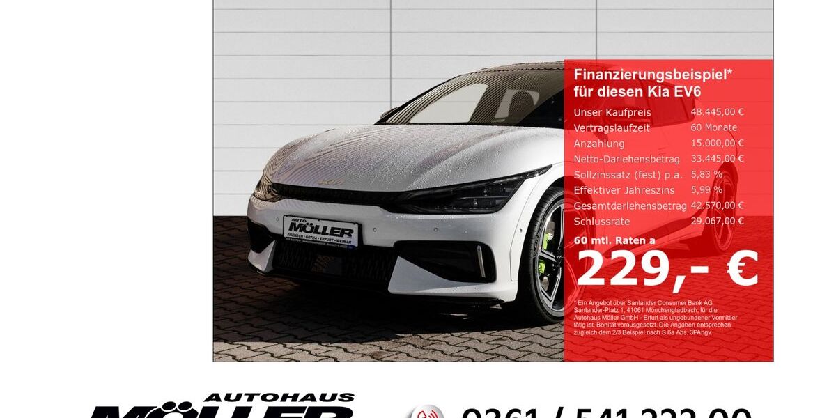 Kia EV6 8.482 km 47.445 &euro; Erfurt 99087