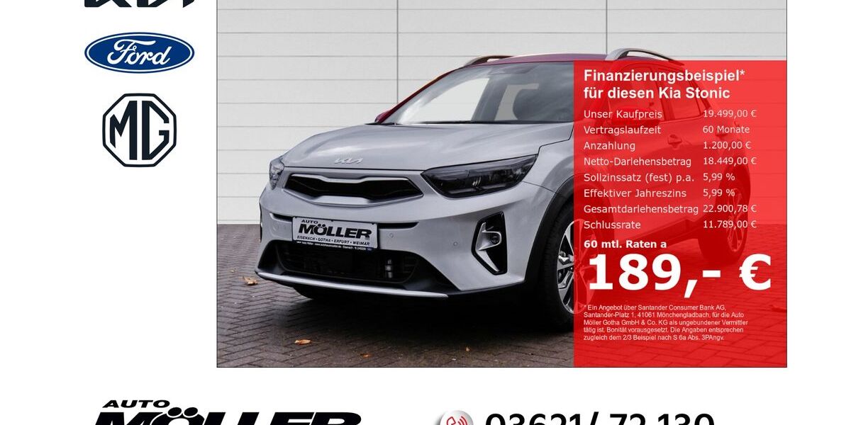 Kia Stonic 38.542 km 19.499 &euro; Gotha 99867