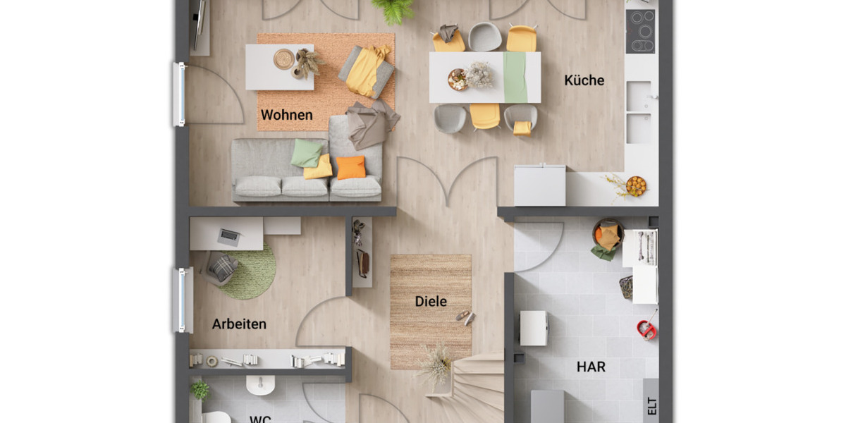 Einfamilienhaus Erfurt Kühnhausen - 4 Zimmer, 129 m&sup2;, 440.490&euro; | Angebot:24711221