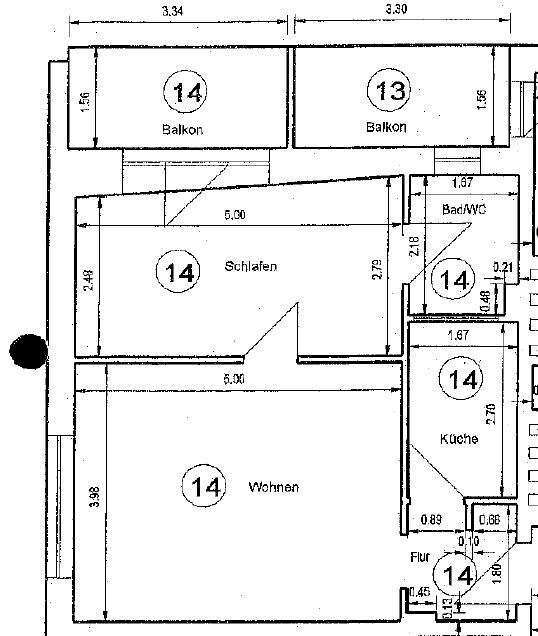 - Provisionsfrei- Fast 5 % Rendite möglich ! 2-Zi.-Wohnung mit Wintergarten im Herzen von Erfurt! 2 zimmer