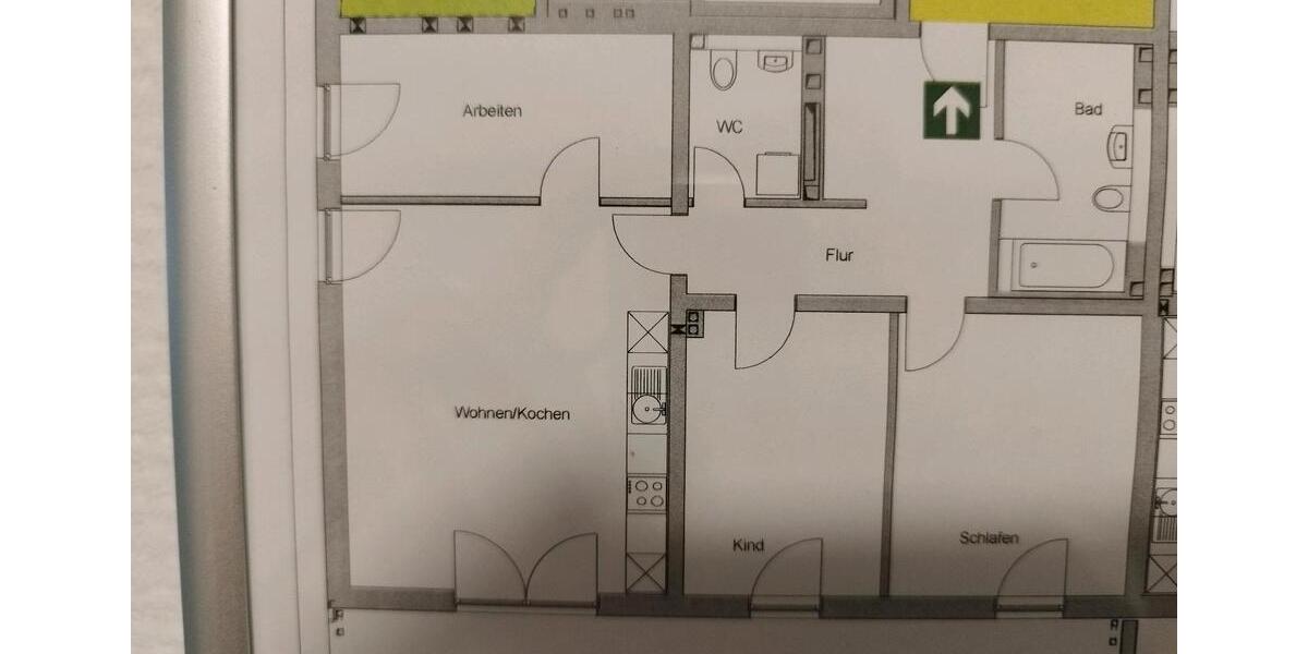 Etagenwohnung Erfurt Johannesplatz - 4 Zimmer, 100 m&sup2;, 1.467&euro; | Angebot:24979770