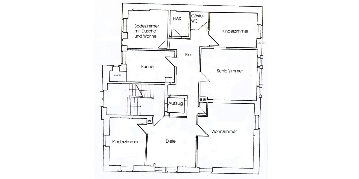 Traumhaft Wohnen in alter Klinkervilla 4 zimmer