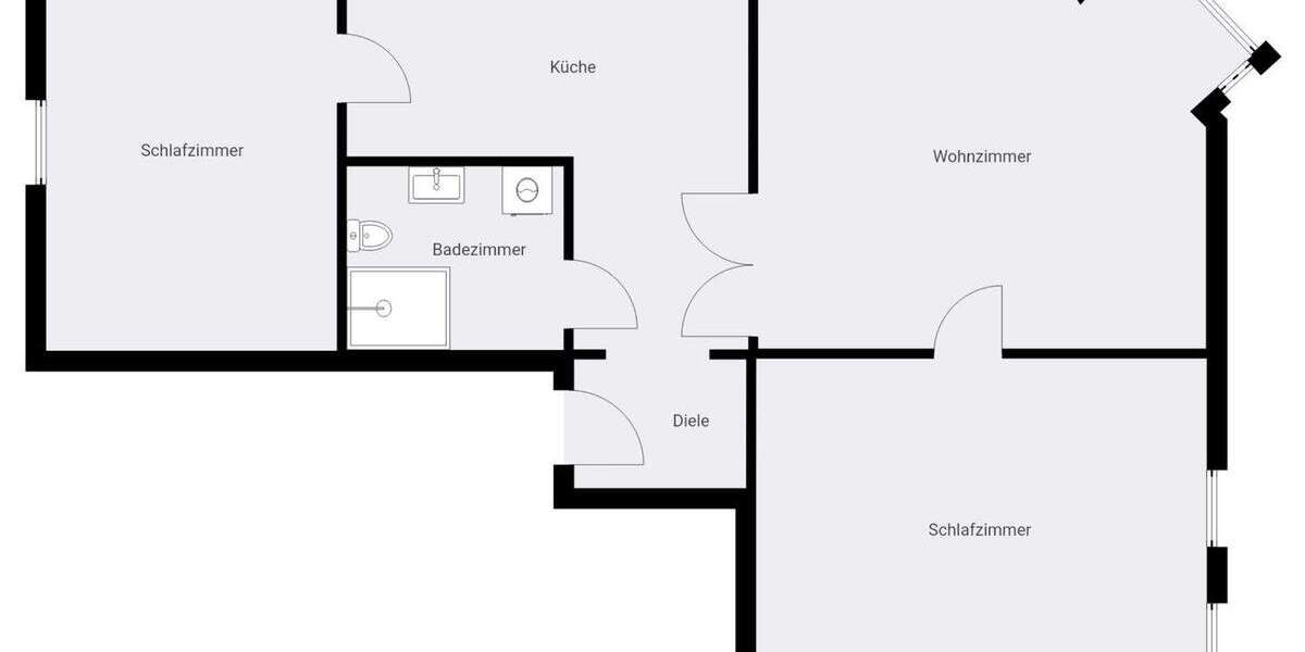 Etagenwohnung Weimar Westvorstadt - 3 Zimmer, 92 m&sup2;, 315.000&euro; | Angebot:26787336