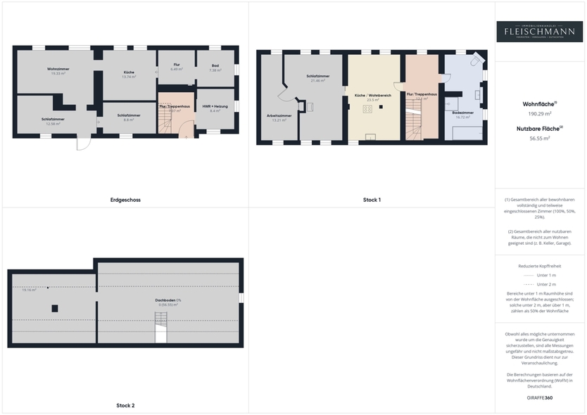 Einziehen und fertig. Die Küche ist schon da. 9 zimmer