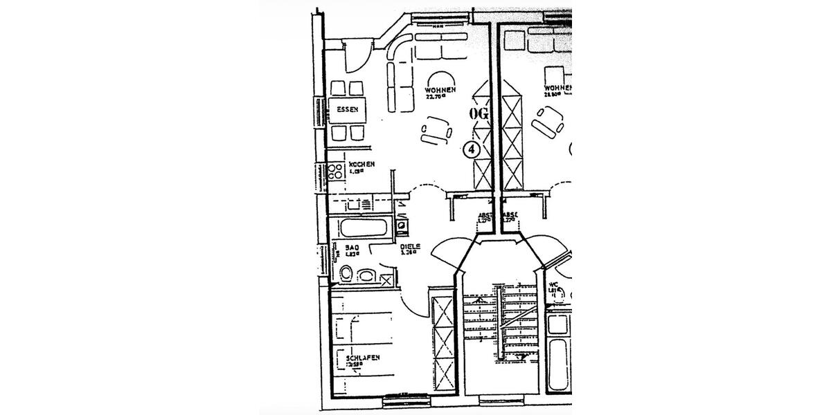 Etagenwohnung Weimar Lützendorf - 2 Zimmer, 57 m&sup2;, 570&euro; | Angebot:25208799