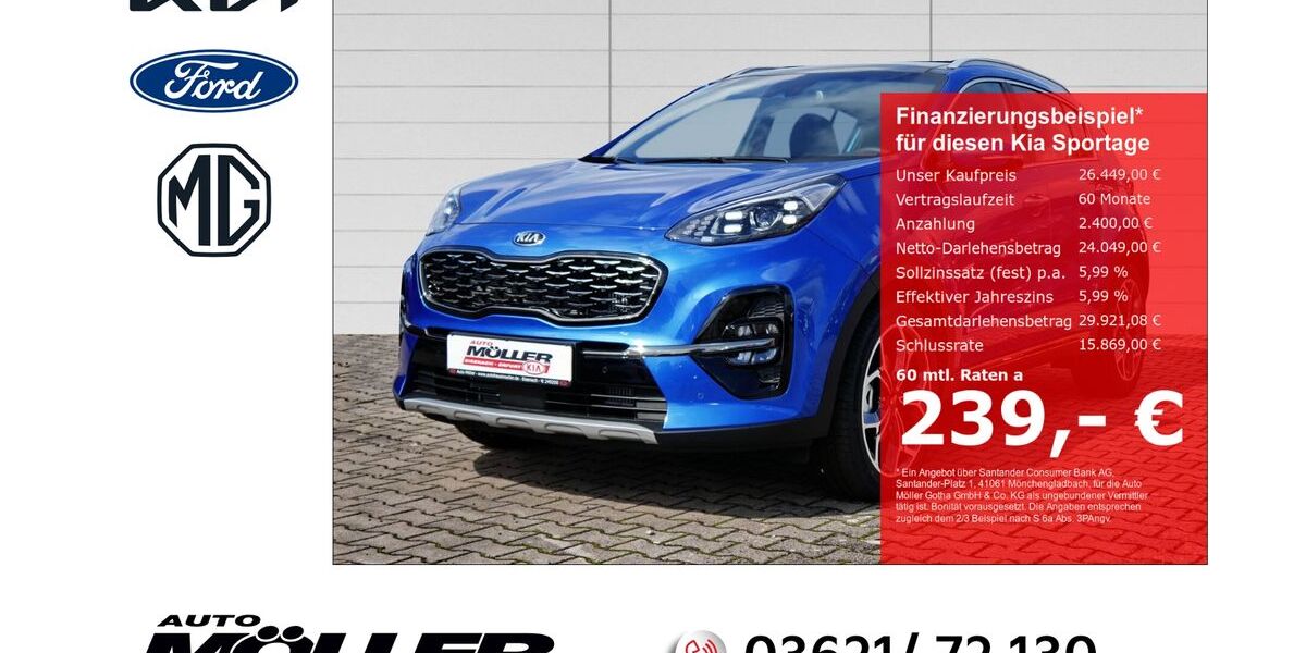 Kia Sportage 70.500 km 25.745 &euro; Gotha 99867