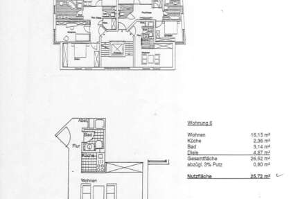 Wohnung Weimar Ehringsdorf - 1 Zimmer, 26 m&sup2;, 300&euro; | Angebot:25323500