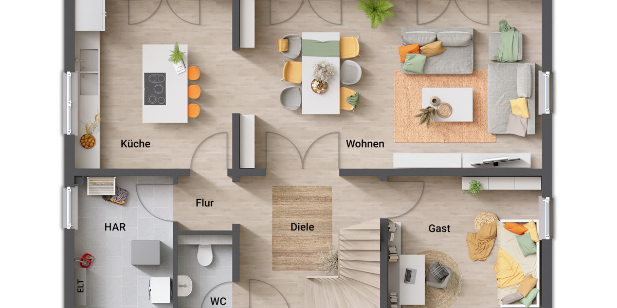 Einfamilienhaus Nessetal - 5 Zimmer, 158 m&sup2;, 307.340&euro; | Angebot:25821385