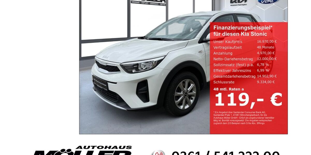 Kia Stonic 47.052 km 16.970 &euro; Erfurt 99087