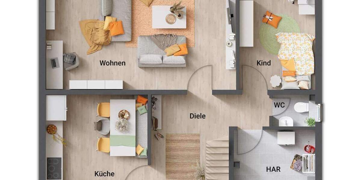 Einfamilienhaus Erfurt Kühnhausen - 6 Zimmer, 144 m&sup2;, 278.520&euro; | Angebot:24531134