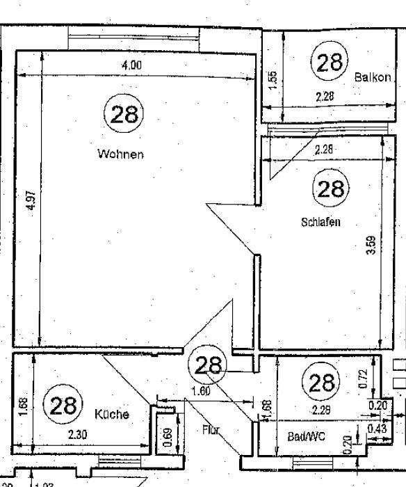 2-Zi.-Wohnung mit Wintergarten im Herzen von Erfurt! - Vermietet und Provisionsfrei- 2 zimmer