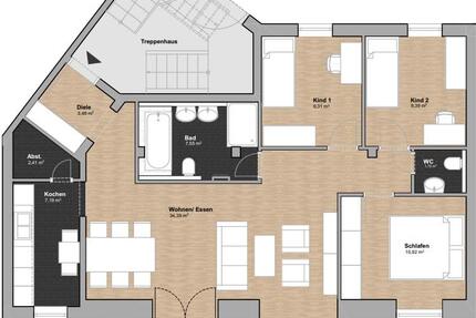 Tolle 4-Zimmer Wohnung in idealer Lage zu vermieten! 4 zimmer