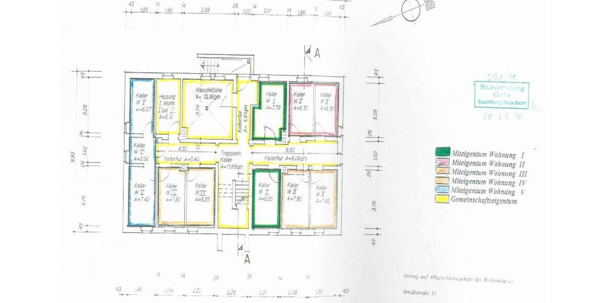 Erdgeschoßwohnung Gotha - 2 Zimmer, 62 m&sup2;, 88.000&euro; | Angebot:26623718