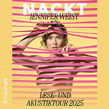 Jennifer Weist – Nackt - mein Leben zwischen den Zeilen | Lese- und Akustiktour Erfurt