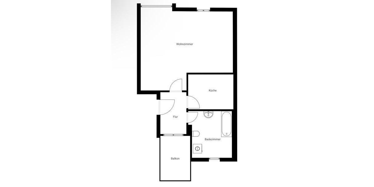 Großzügige 1-Raum-Wohnung in Erfurt-Vieselbach mit Balkon! 1 zimmer
