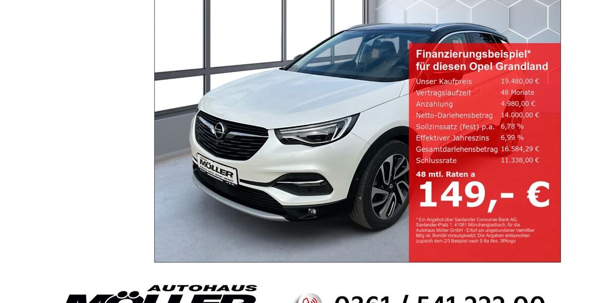 Opel Grandland (X) 92.500 km 19.480 &euro; Erfurt 99087