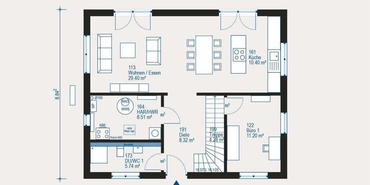 Einfamilienhaus Gotha - 5 Zimmer, 146 m&sup2;, 396.644&euro; | Angebot:26171659
