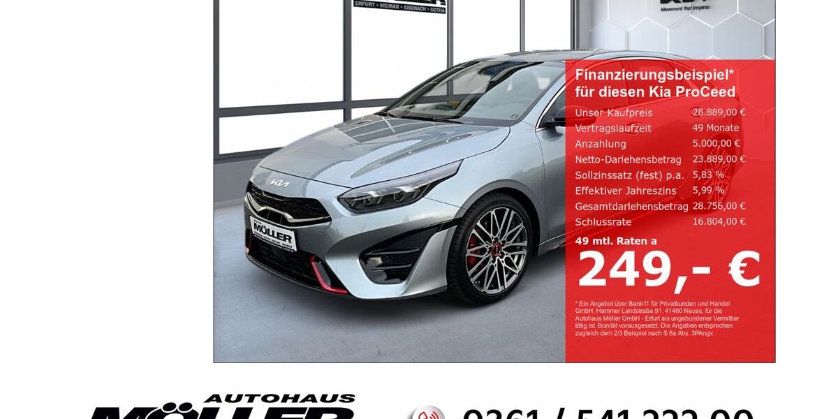 Kia pro ceed / ProCeed 23.700 km 28.889 &euro; Erfurt 99087