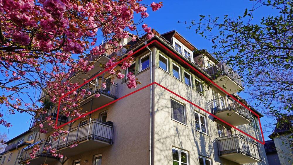 Etagenwohnung Weimar Westvorstadt - 3 Zimmer, 92 m&sup2;, 270.000&euro; | Angebot:26833760