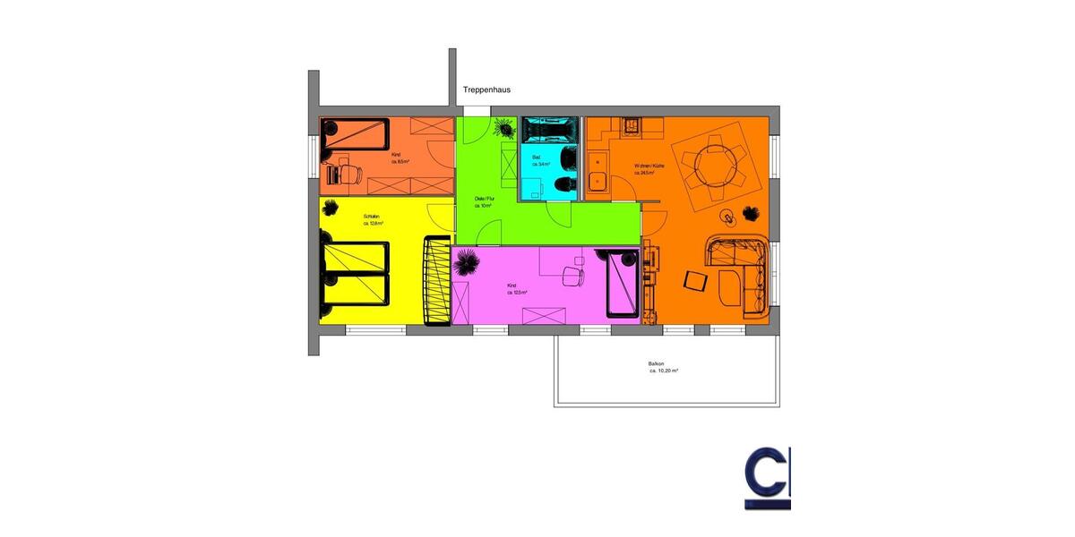 Zu vermieten: Wohnung in Sömmerda 4 zimmer