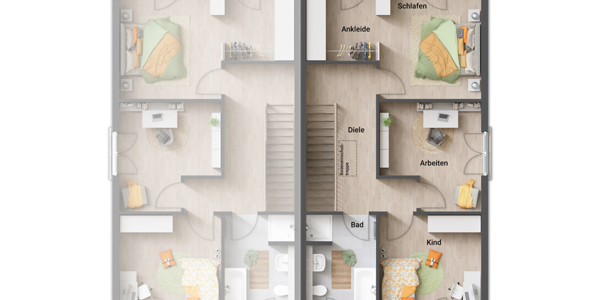 Doppelhaushälfte Großrudestedt - 5 Zimmer, 128 m&sup2;, 400.240&euro; | Angebot:25987100