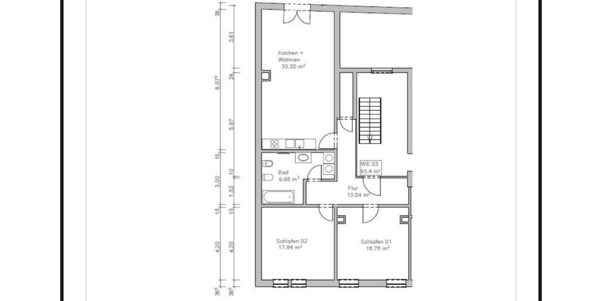 Etagenwohnung Arnstadt - 3 Zimmer, 90 m&sup2;, 620&euro; | Angebot:23422849