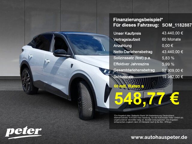 Peugeot 3008 3.500 km 43.440 € Erfurt 99086