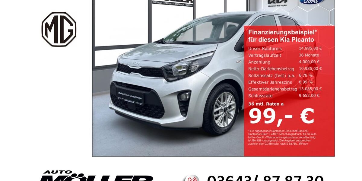 Kia Picanto 23.600 km 14.985 &euro; Weimar 99425