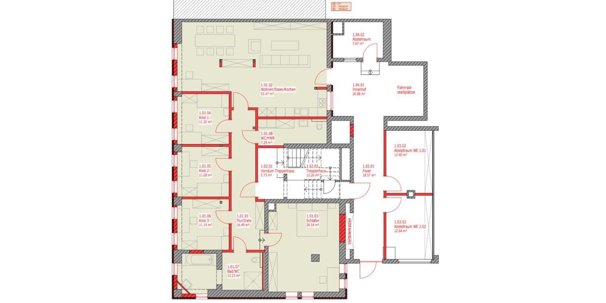 Großzügige 5-Zimmer-Mietwohnung (149 m²) 5 zimmer