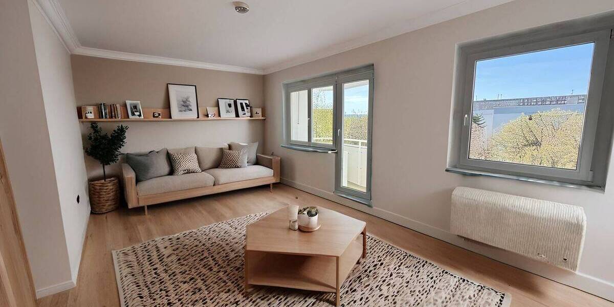 Etagenwohnung Erfurt Roter Berg - 3 Zimmer, 60 m&sup2;, 119.000&euro; | Angebot:26806492