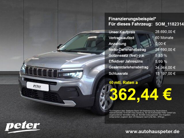 Jeep Avenger 3.544 km 28.690 &euro; Erfurt 99086