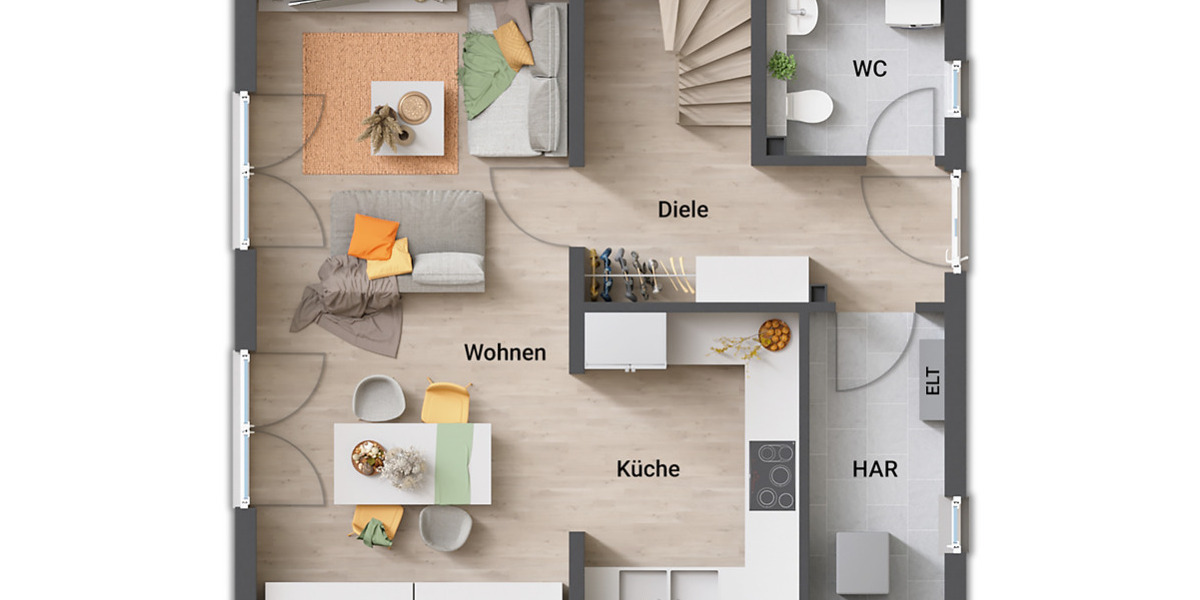 Einfamilienhaus Ohrdruf - 4 Zimmer, 98 m&sup2;, 288.640&euro; | Angebot:25851605