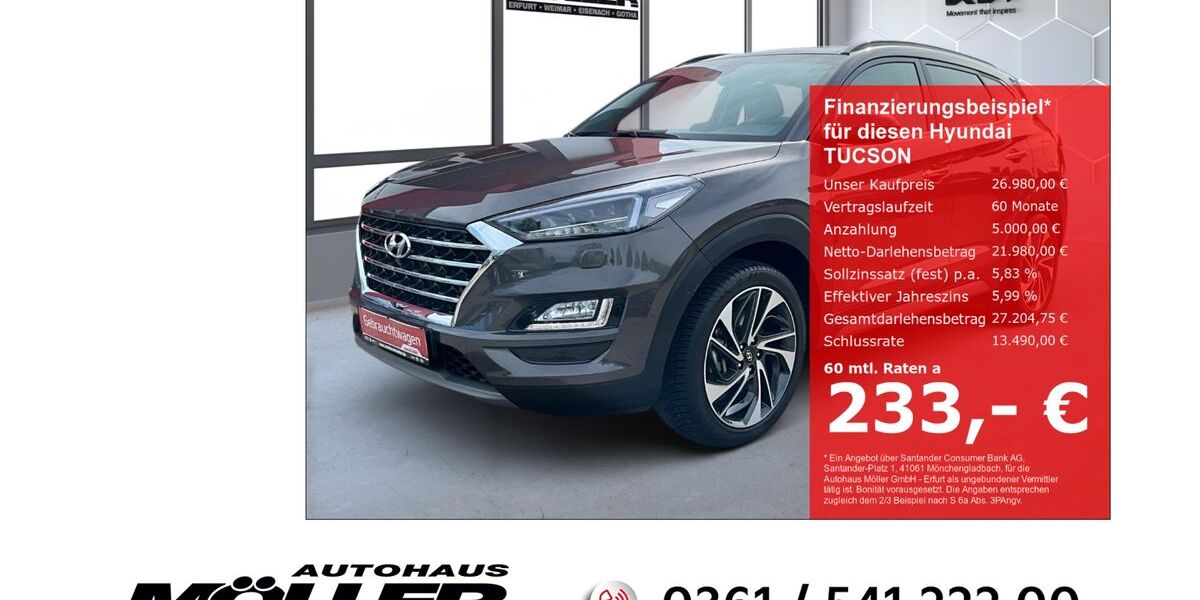 Hyundai TUCSON 14.300 km 26.980 &euro; Erfurt 99087
