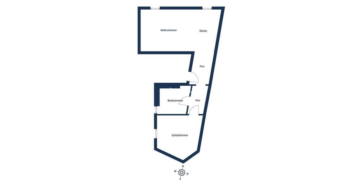 Etagenwohnung Erfurt Altstadt - 2 Zimmer, 41 m&sup2;, 119.900&euro; | Angebot:25684192