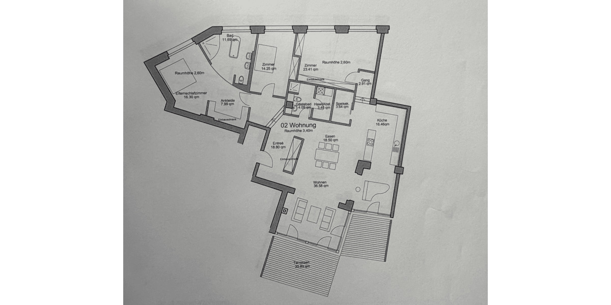 Etagenwohnung Erfurt Altstadt - 4 Zimmer, 193 m&sup2;, 1.990&euro; | Angebot:26798219