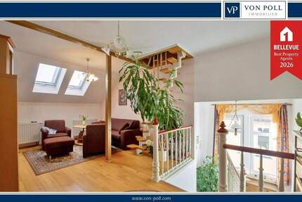 Ruhig gelegene Maisonettewohnung über drei Etagen mit Balkon und Stellplatz 3 zimmer