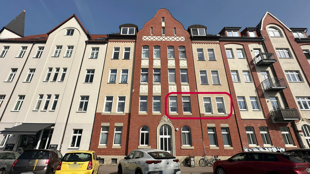 Etagenwohnung Erfurt Andreasvorstadt - 3 Zimmer, 64 m&sup2;, 148.400&euro; | Angebot:25773202