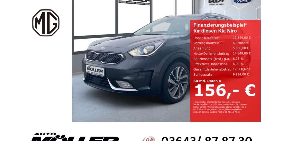 Kia Niro 49.999 km 19.849 &euro; Weimar 99425