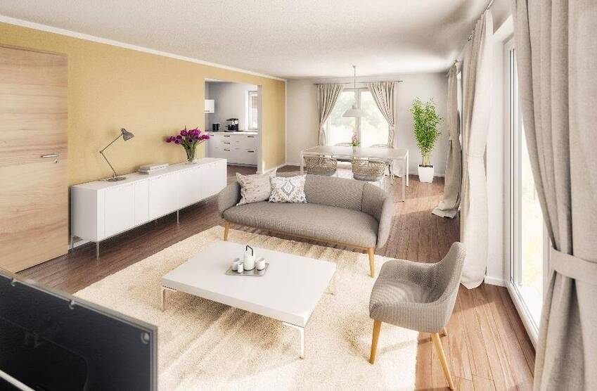 Großartig & praktisch leben in Ihrem Town & Country Bungalow 92 in Großfahner 4 zimmer