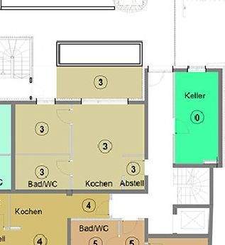 Etagenwohnung Gotha Gotha Nord - 2 Zimmer, 48 m&sup2;, 630&euro; | Angebot:25702532