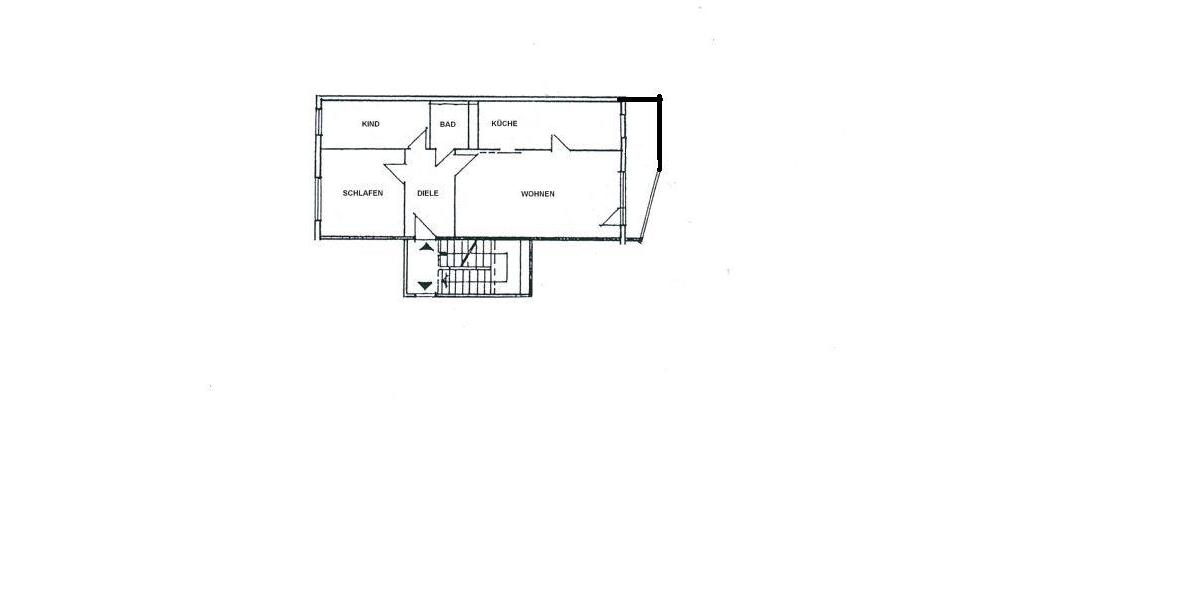 Etagenwohnung Sömmerda - 3 Zimmer, 72 m&sup2;, 82.000&euro; | Angebot:27094049