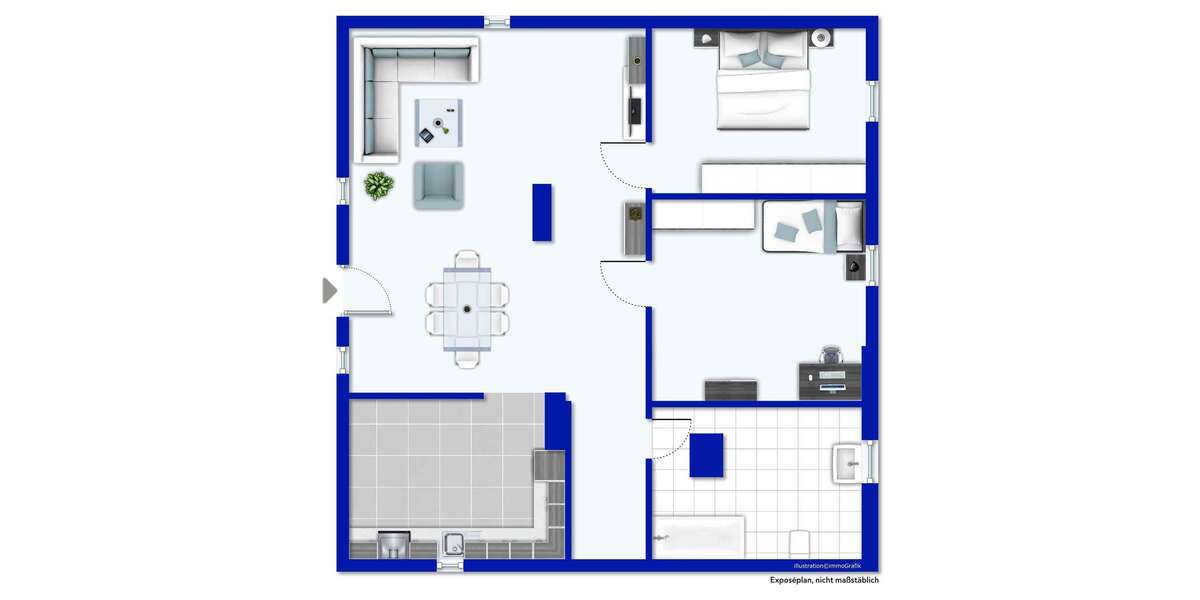 Wohnung zum Mieten in Witterda 800 € 88 m² 3 zimmer
