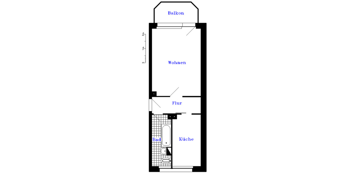 Etagenwohnung Greußen - 1 Zimmer, 35 m&sup2;, 213&euro; | Angebot:23566453