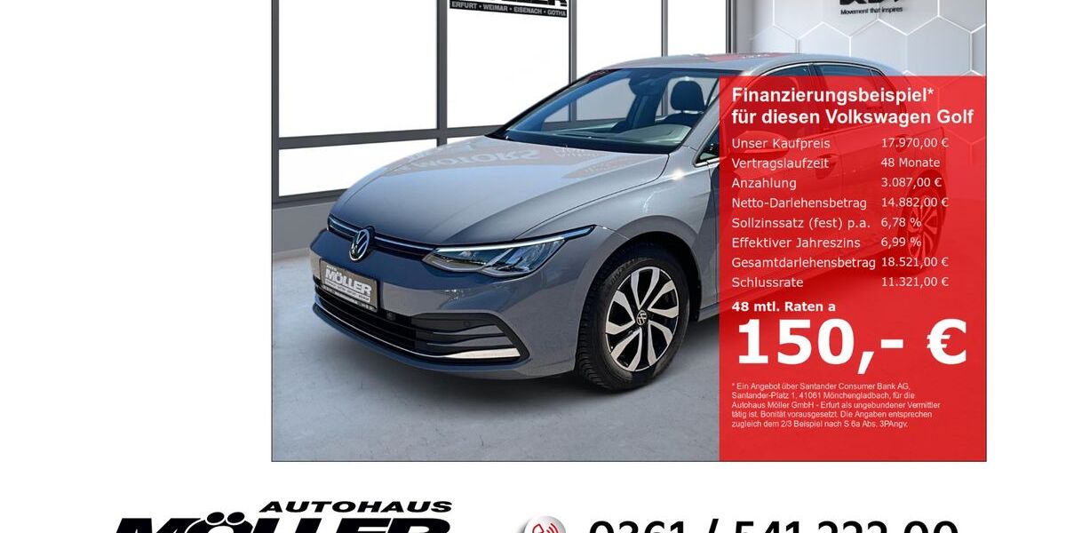 VW Golf 60.500 km 17.970 &euro; Erfurt 99087